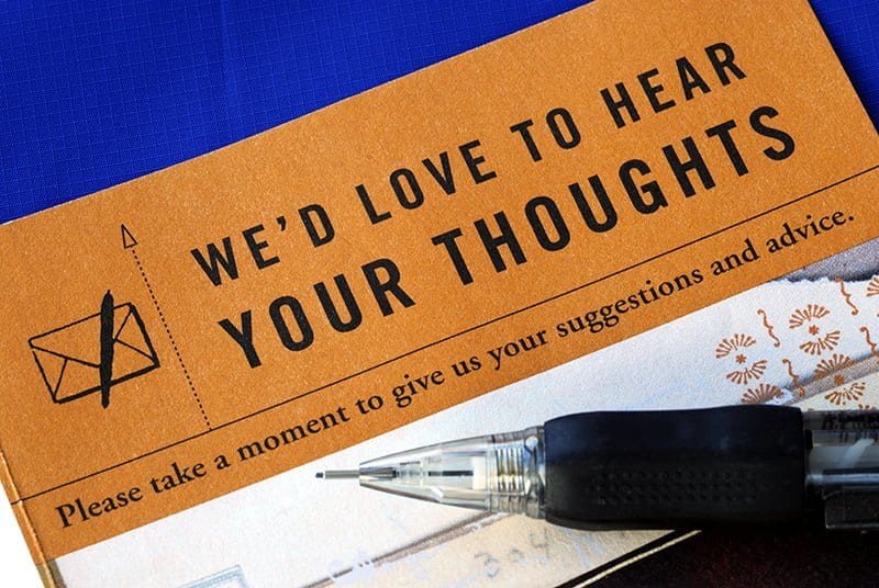 customer feedback